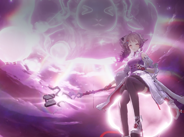 Screen display of 'Control' video game, advanced graphics powered by Apple M4 chip