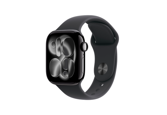 Apple Watch Series 11 LTE 42mm Jet Black Aluminium Black Sport Band