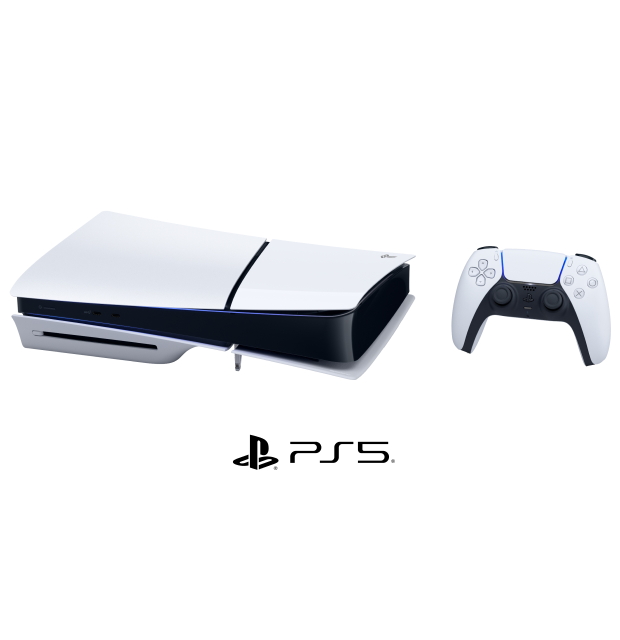Playstation5 Slim console and controller.