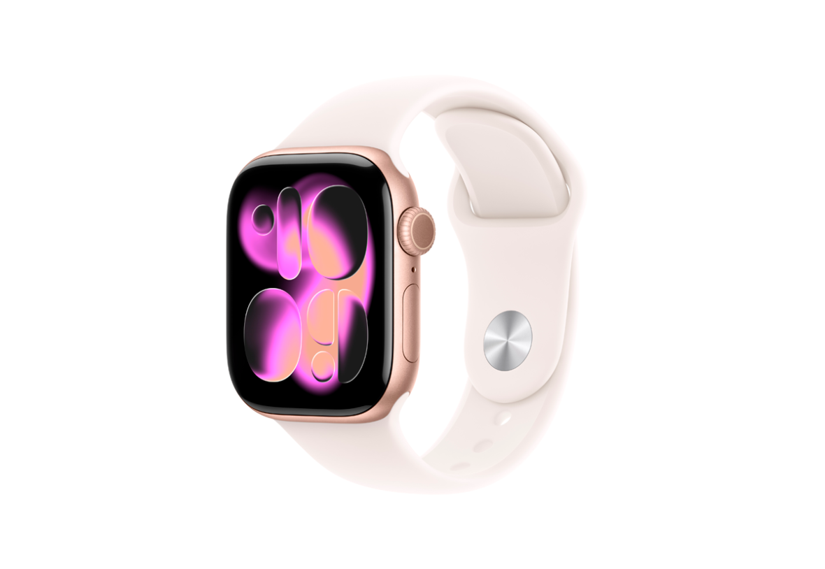 Apple Watch Series 11 LTE 42mm Rose Gold Aluminium Light Blush Sport Band