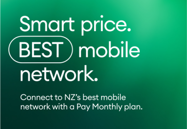 Smart price with Pay Monthly. BEST mobile network.