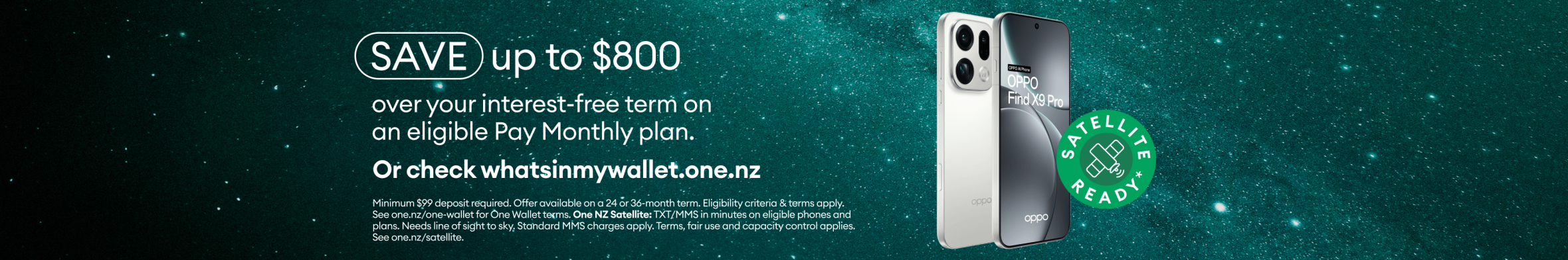 Save up to $800 on IFP with Oppo Find X9 Pro on an eligible Pay Monthly plan