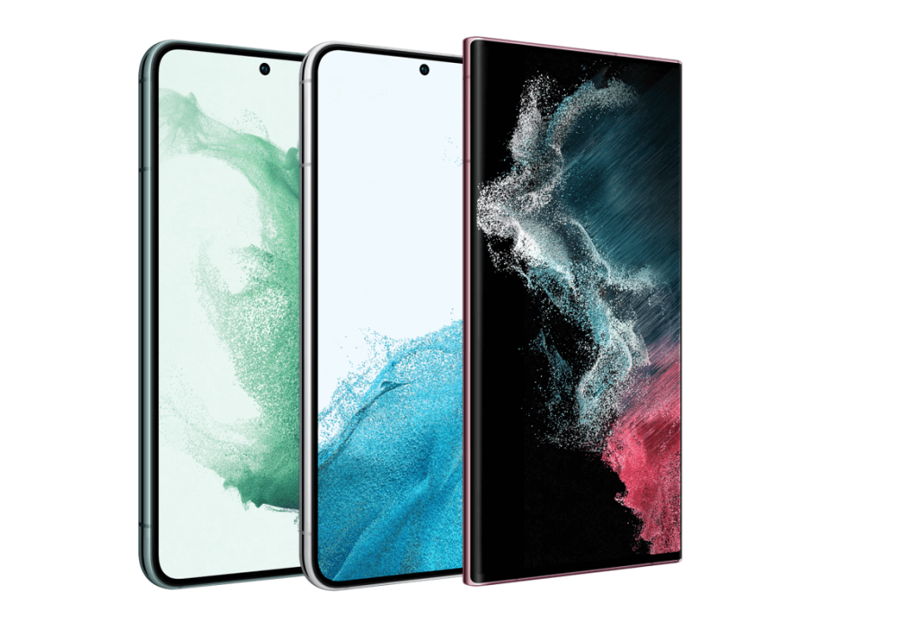 Samsung Galaxy S22 tiles