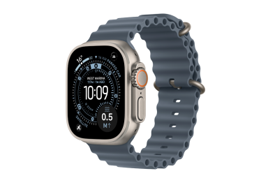 Apple Watch Ultra 3 LTE 49mm Natural Titanium Anchor Blue Ocean Band