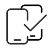 Paper bill icon with a dollar sign and blue calendar