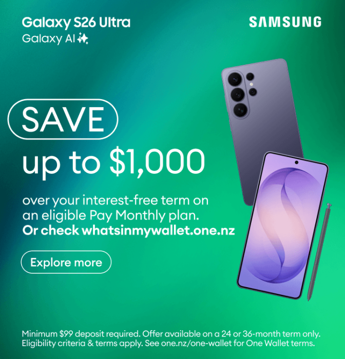 Galaxy S26 Ultra with Galaxy AI. Save up to $1,000 over your interest-free term on an eligible Pay Monthly plan.