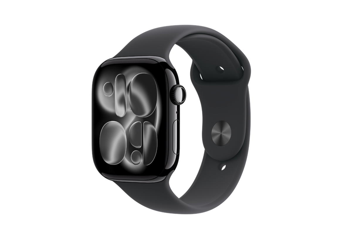 Apple Watch Series 11 LTE 46mm Jet Black Aluminium Black Sport Band