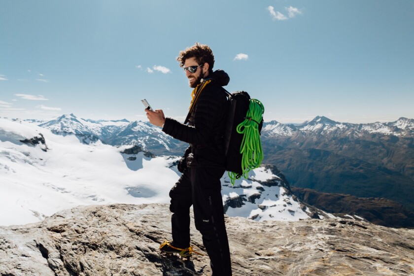 George Hilary, testing Satellite to mobile Text.