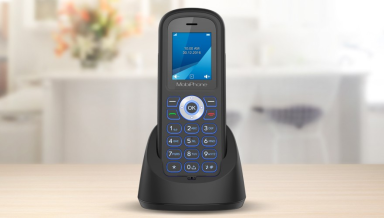 a cordless handset 