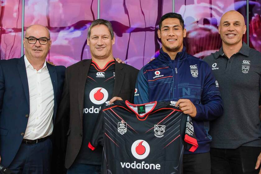 Massive boost for Vodafone Warriors partnership