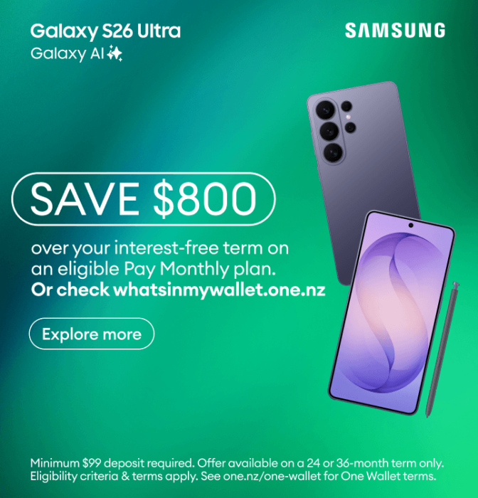 Galaxy S26 Ultra with Galaxy AI. Save $800 over your interest-free term on an eligible Pay Monthly plan.