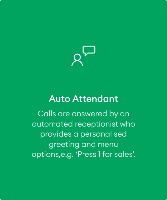 Auto Attendant One Business 