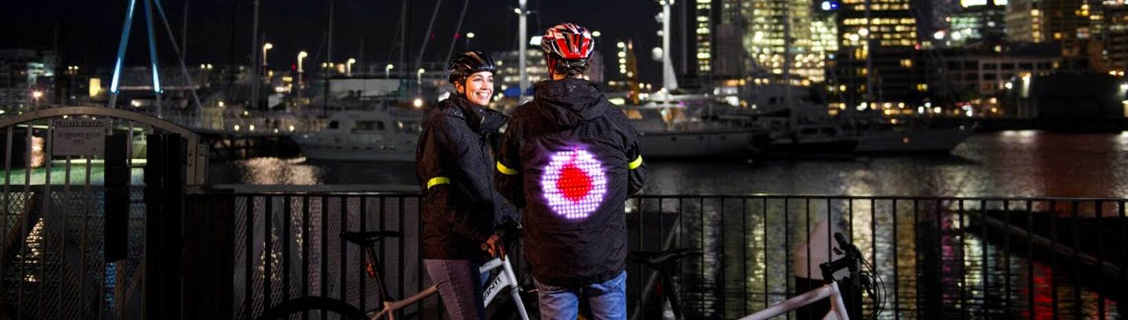 Vodafone ‘Smart Jacket’ shines a light on the future of bike safety