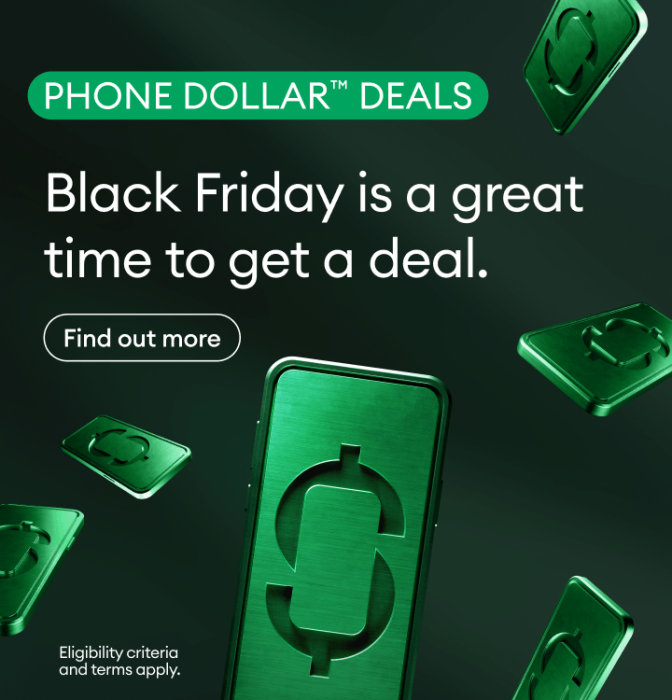 Phone Dollar Deals. Black Friday is a great time to get a deal.