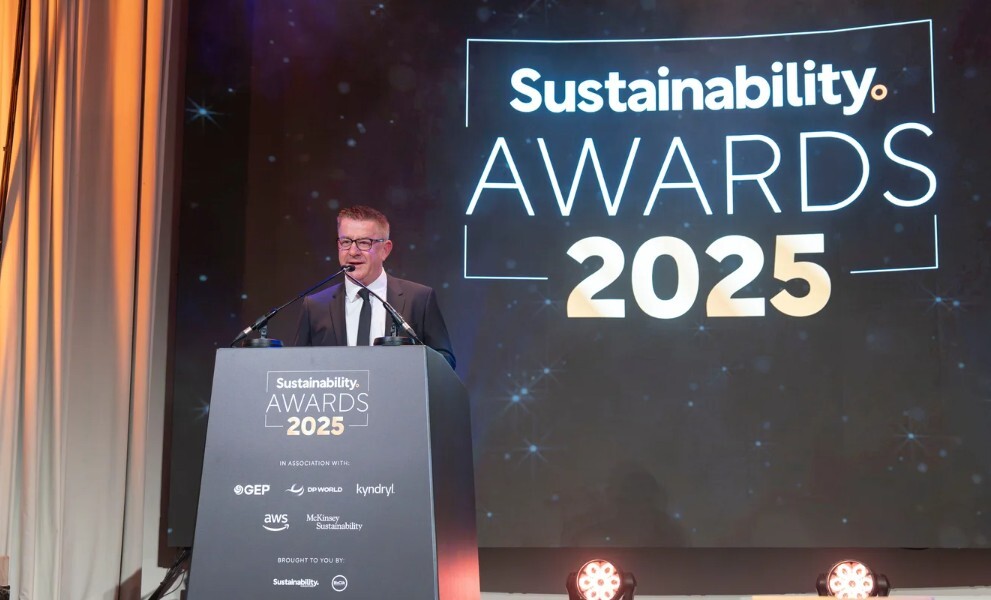 Podium at the Global sustainability awards for 2025.
