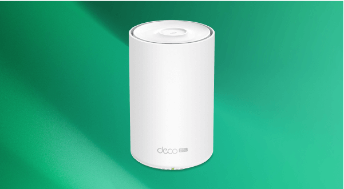 TP-Link Deco X53-DSL modem unit.