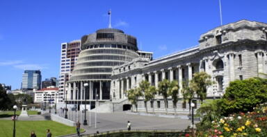 The Beehive and New Zealand's Parliament House