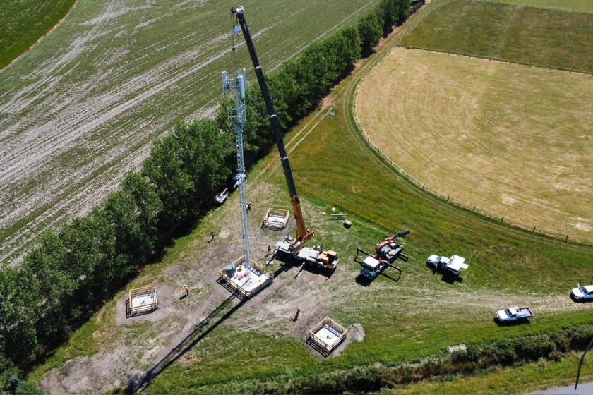 Cell tower upgrade for 5G