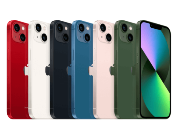 side view of iphone 13