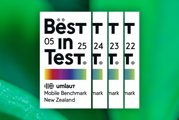 One NZ is awarded Aotearoa's best mobile network four years running by umlaut, in May 2025.