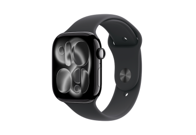 Apple Watch Series 11 LTE 46mm Jet Black Aluminium Black Sport Band