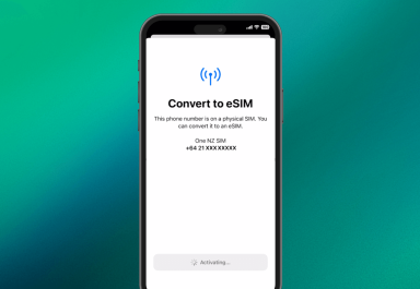 Step 6 of eSIM Quick Transfer on Apple on your current iPhone or iPad.