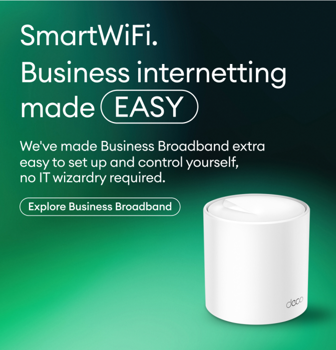 SmartWiFi. Business internetting made easy. We've made Business Broadband extra easy to set up and control yourself. Explore Business Broadband.