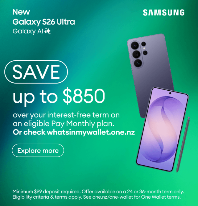 New Galaxy S26 Ultra with Galaxy AI. Save up to $850 over your interest-free term on an eligible Pay Monthly plan.