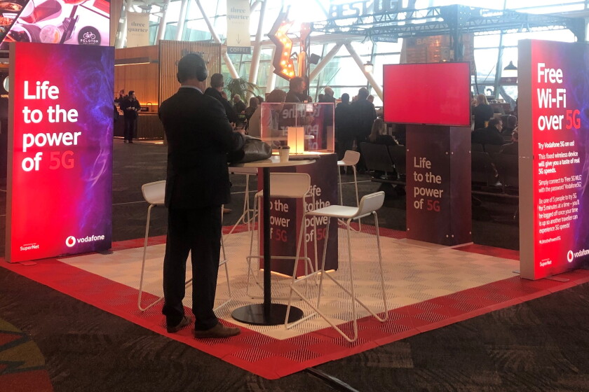 New Vodafone 5G @ WLG Airport